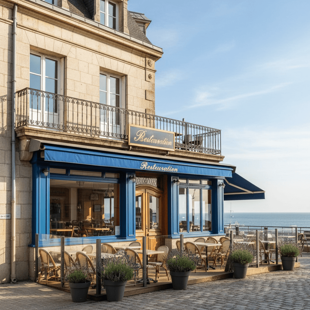 Restaurant 110m² à La Turballe : terrasse - licence IV - Image 1