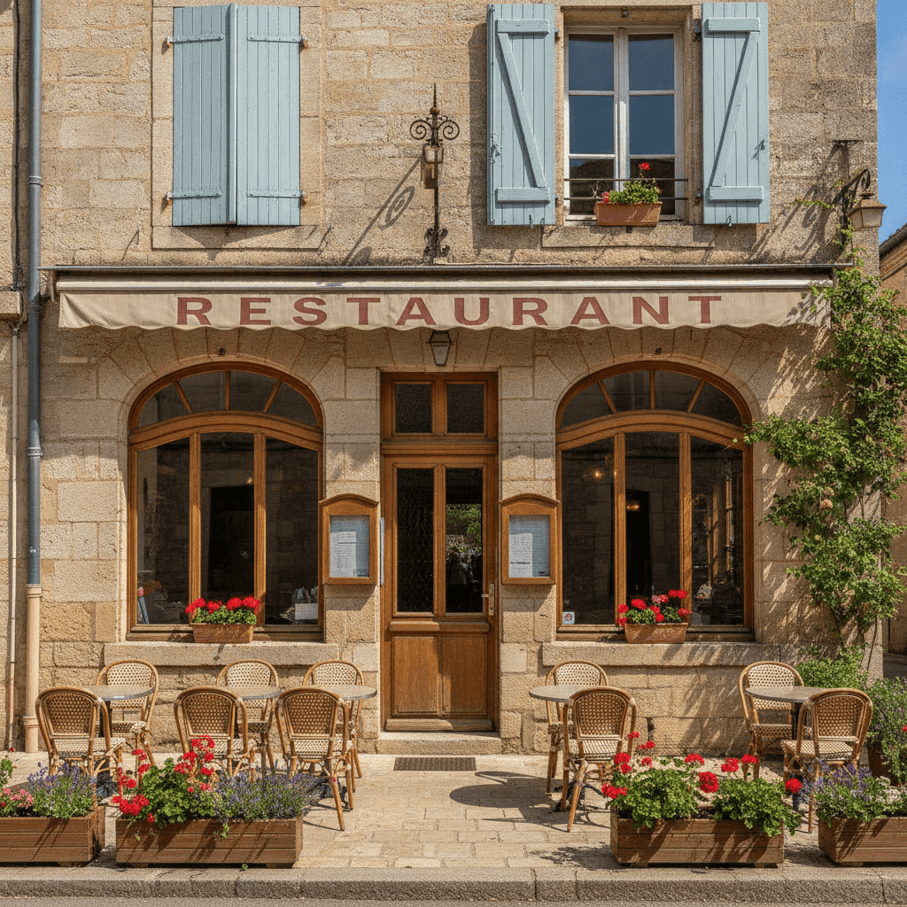Restaurant 380m² à Lisle-Sur-Tarn : terrasse - extraction - Image 1