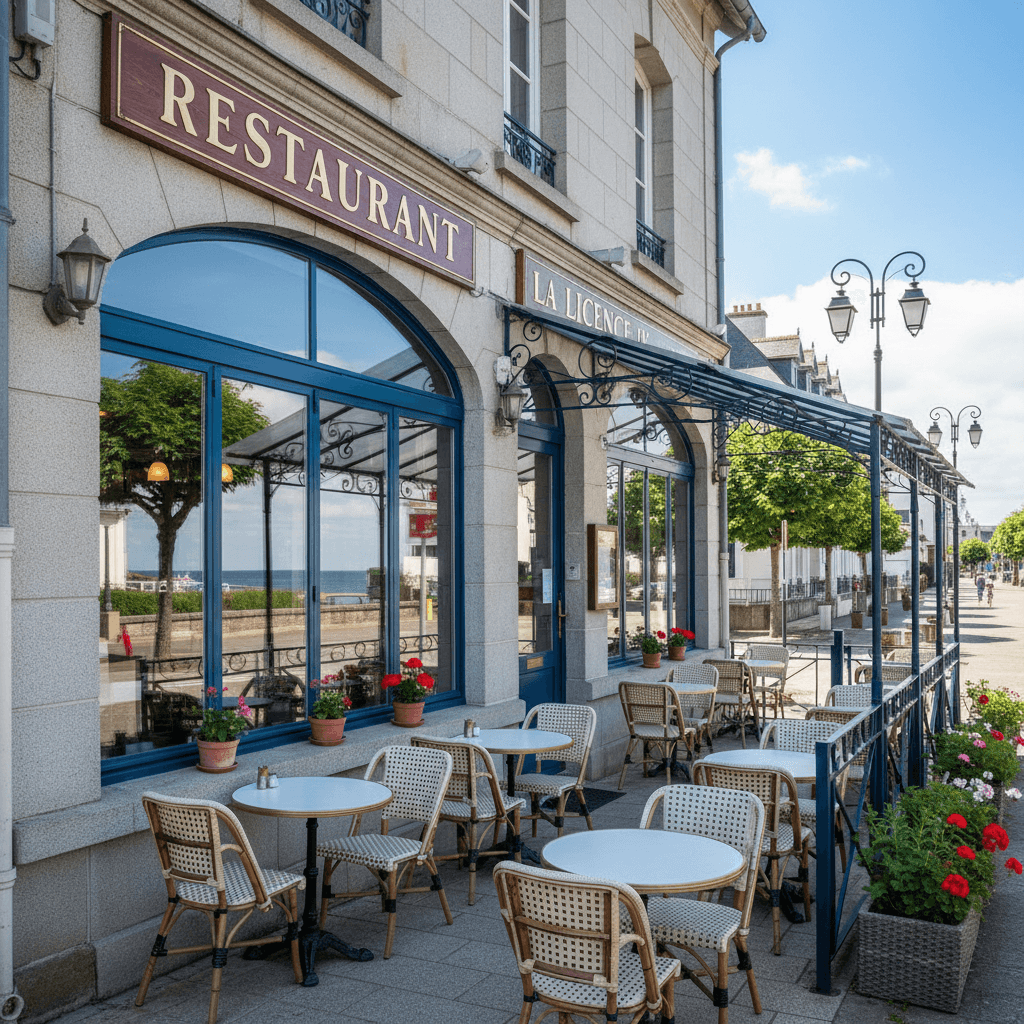 Restaurant 140m² à Pornichet : terrasse - licence IV - Image 1