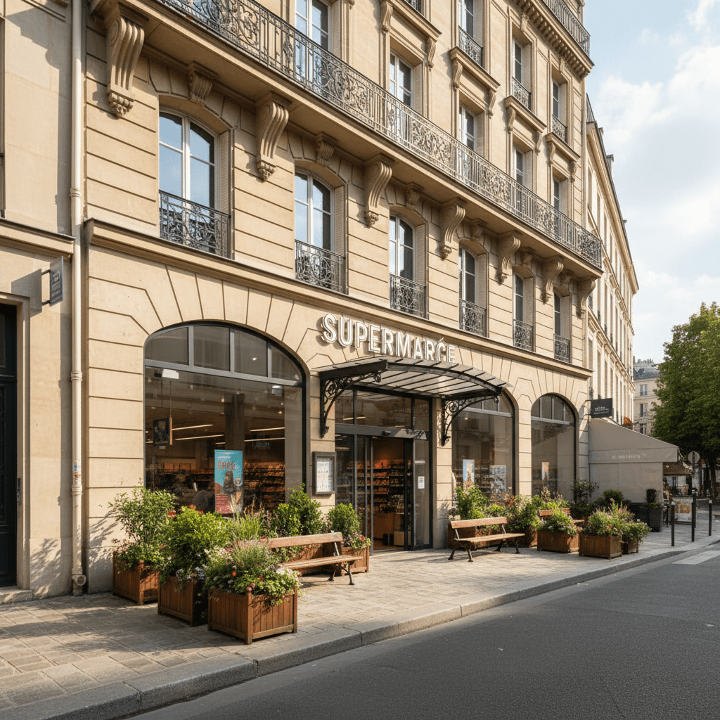 Supermarché rénové à Gambetta - 250 m² - Image 1