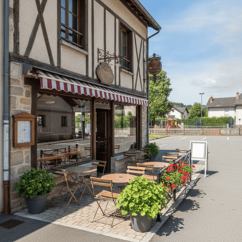 Bar-brasserie 225m² à La Compôte : terrasse - licence IV - Image 1