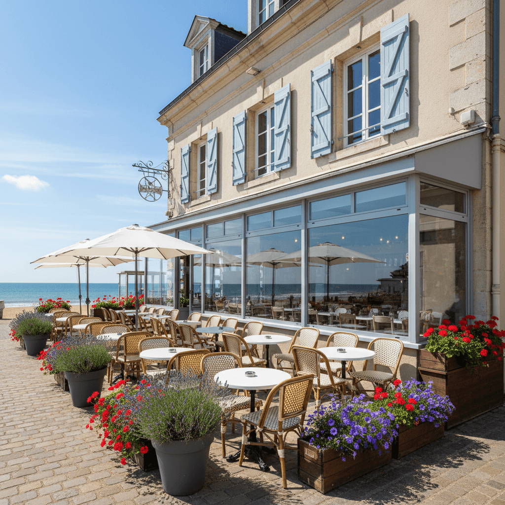 Restaurant 268m² à Châtelaillon-Plage : terrasse - licence IV - Image 1