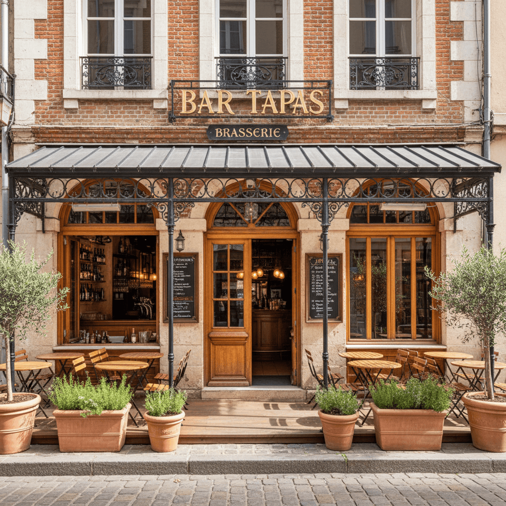 Bar-brasserie 70m² à Toulouse : terrasse - licence IV