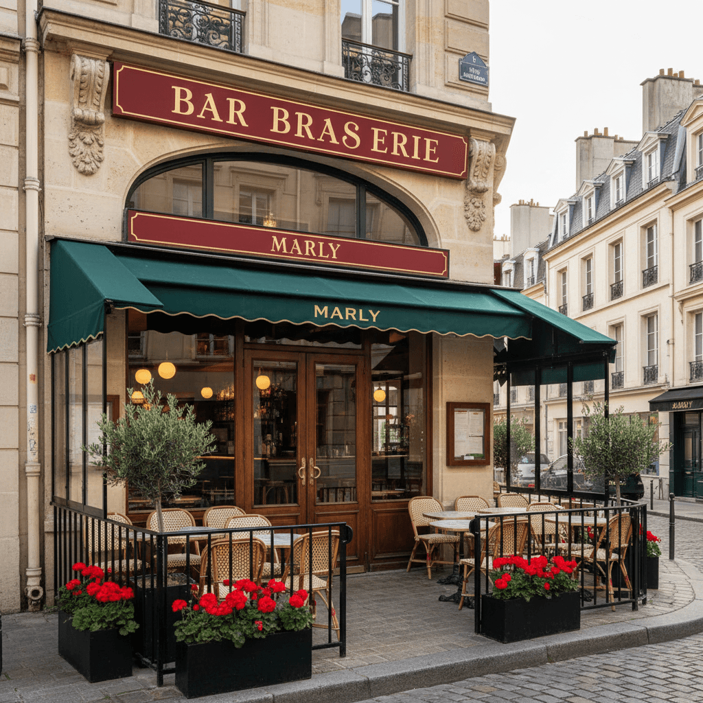Bar-brasserie à Marly : terrasse - licence IV - Image 1