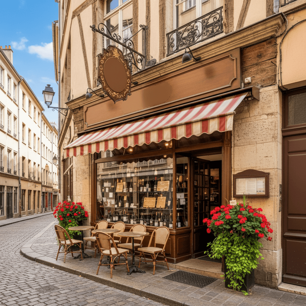 Snack 30m² à Lyon : terrasse - climatisation