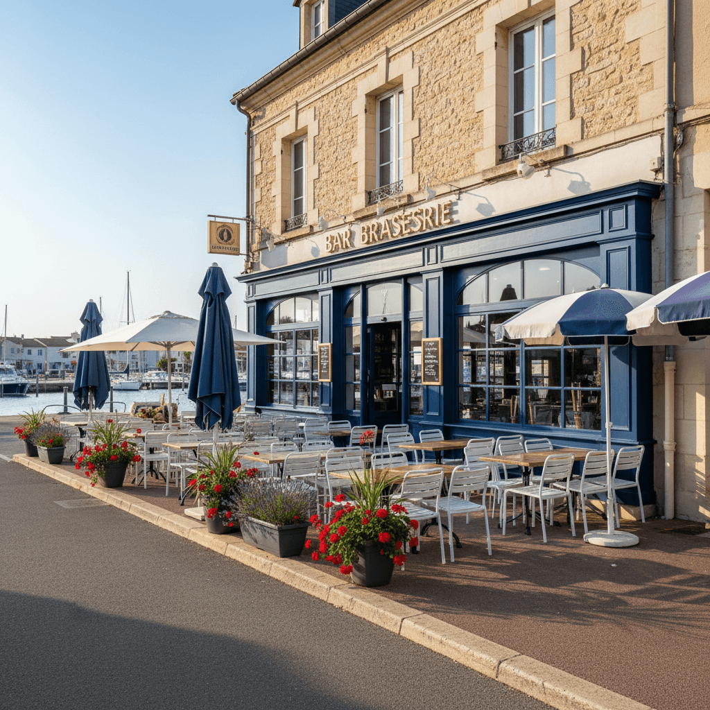 Bar-brasserie 180m² à Le Grau-Du-Roi : terrasse - licence IV - Image 1
