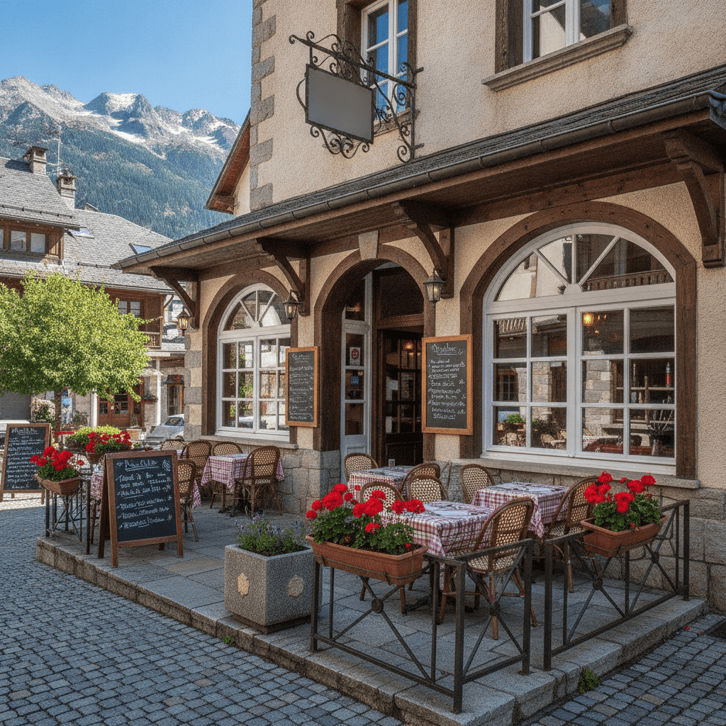Restaurant 98m² à La Salle-Les-Alpes : terrasse - licence IV - Image 1
