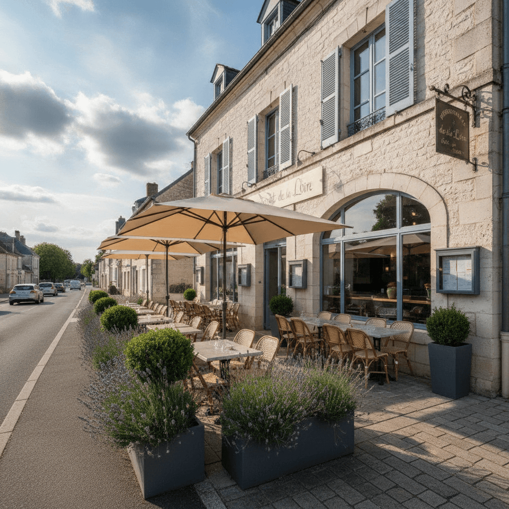 Restaurant 300m² à Véretz : terrasse - licence IV - Image 1