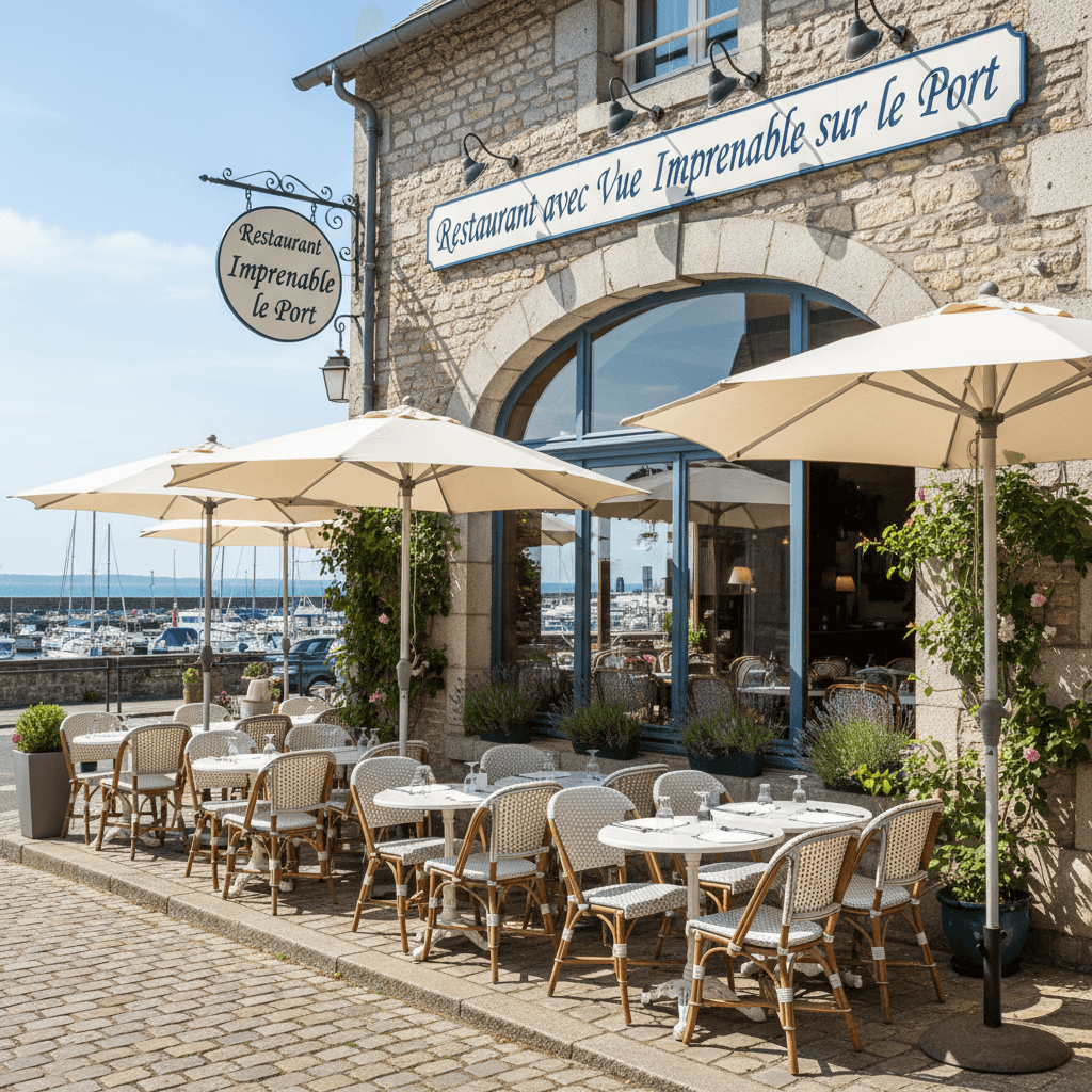 Restaurant à Le Mesnil-Rouxelin : terrasse - licence IV - Image 1