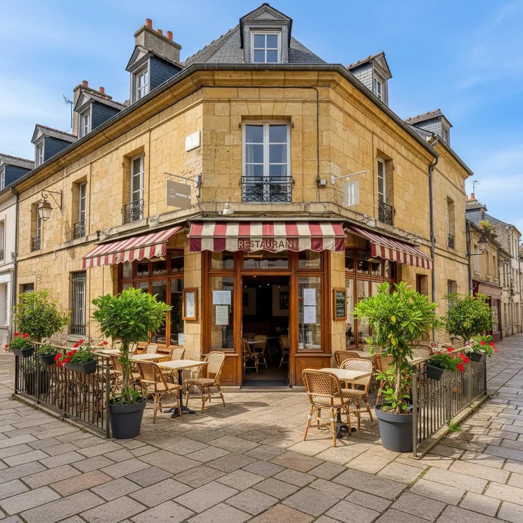 Restaurant à Angers : terrasse - Image 1
