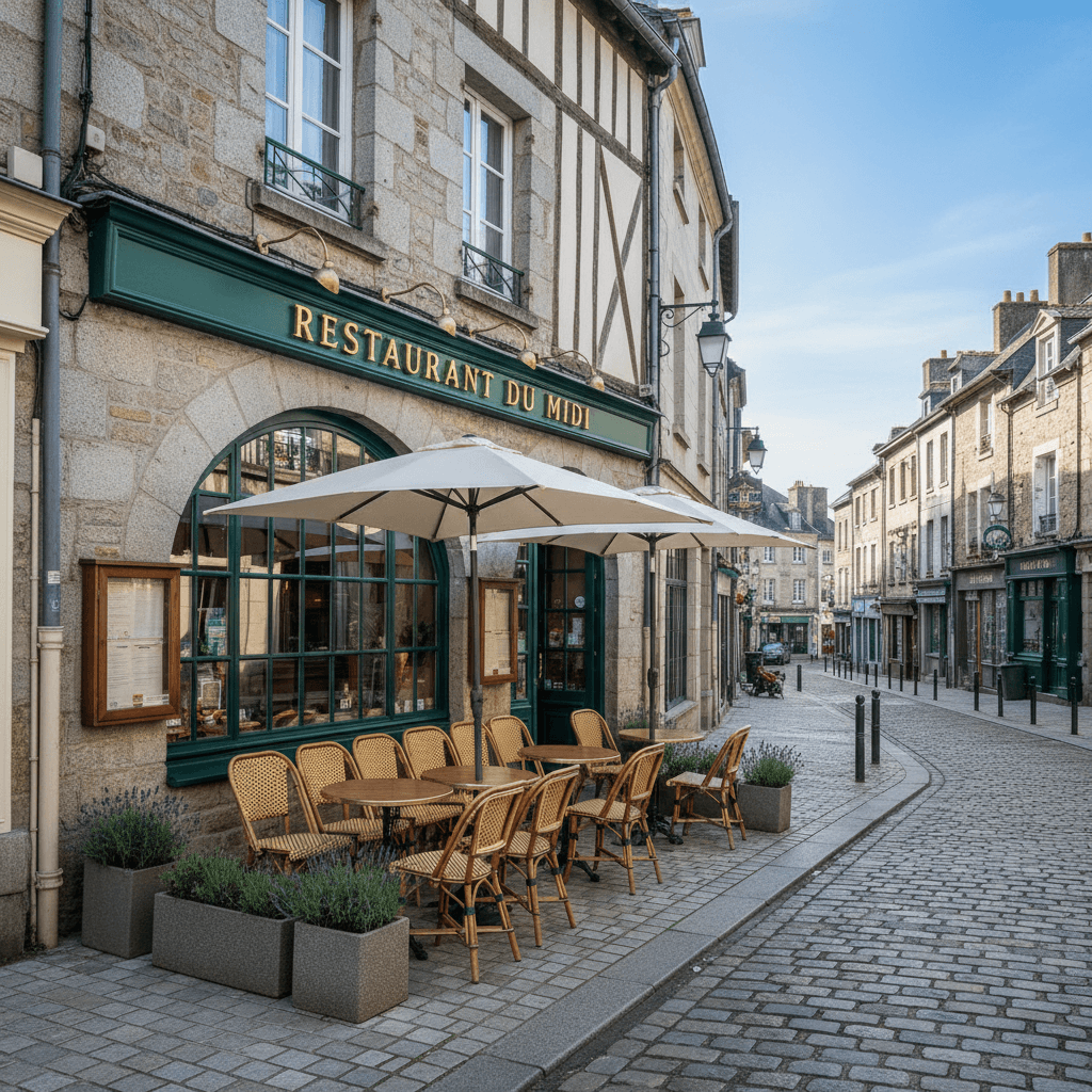 Restaurant à Vannes : terrasse - licence IV - Image 1