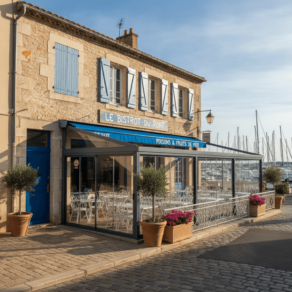 Restaurant 56m² à Gruissan : terrasse - licence IV - Image 1