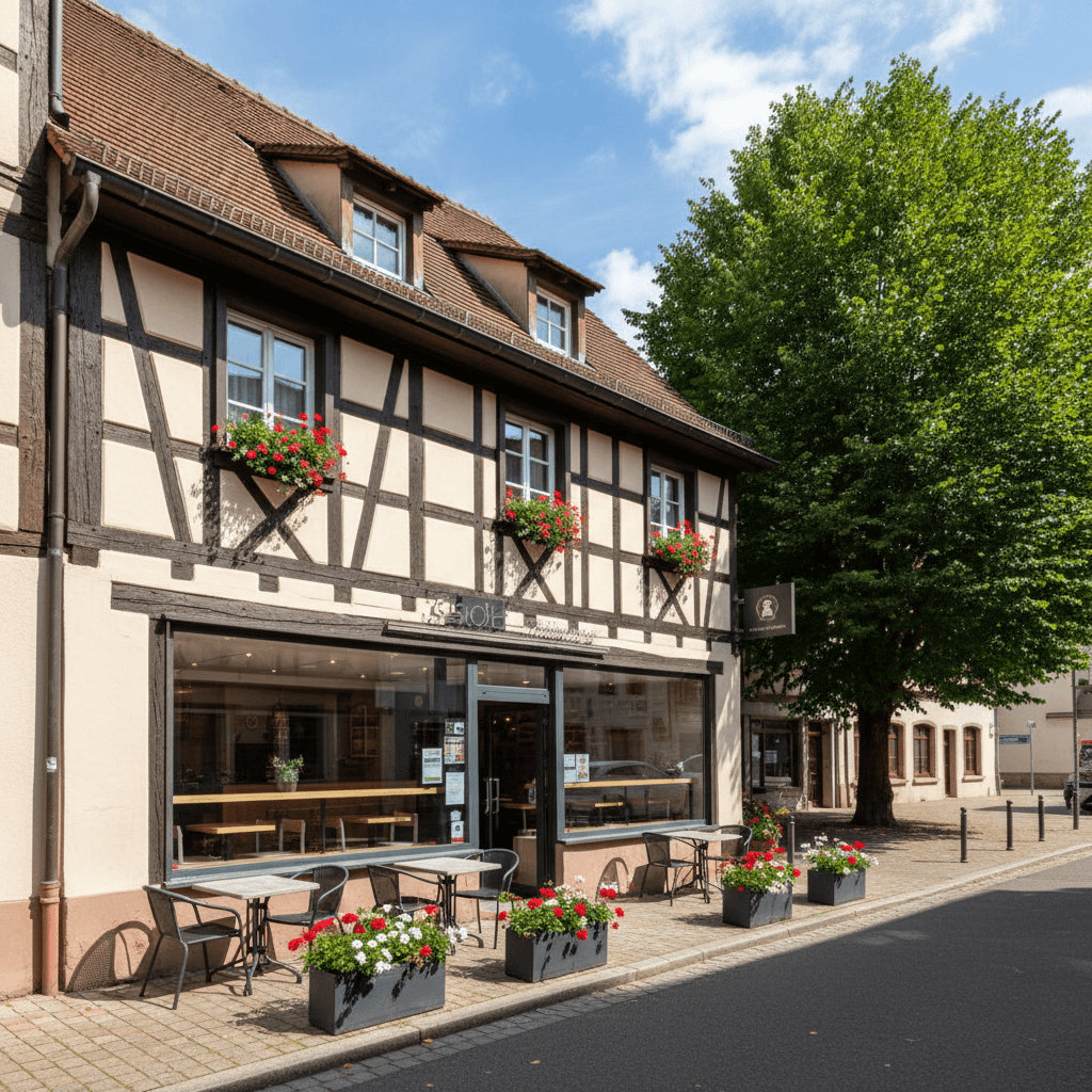 Fast-food 90m² à Soultz-Haut-Rhin : terrasse - extraction