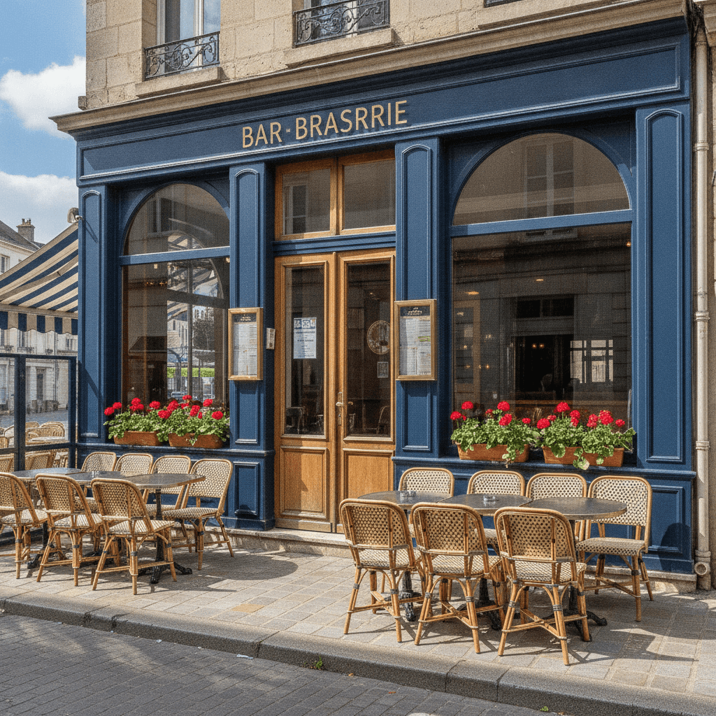 Bar-brasserie à Nantes : terrasse - licence IV
