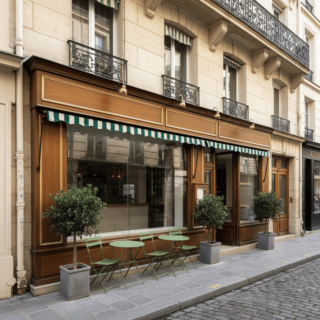 Restaurant 54m² à Paris : terrasse - licence IV