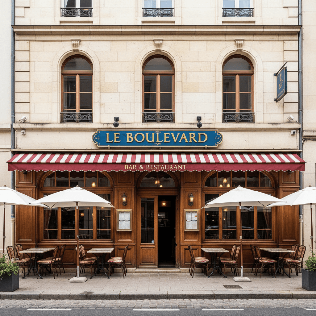 Restaurant 232m² à Clermont-Ferrand : terrasse - licence IV