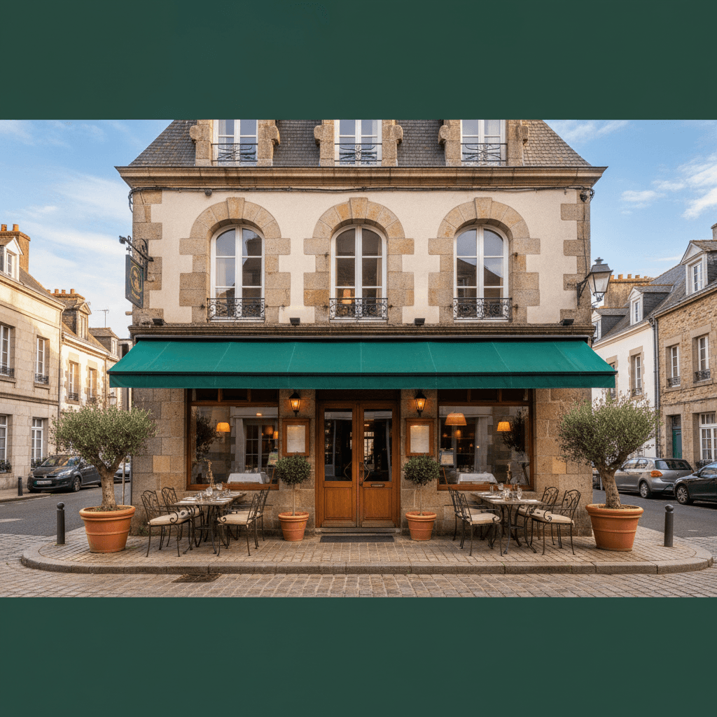 Restaurant à Saint-Brieuc : terrasse - licence IV - Image 1