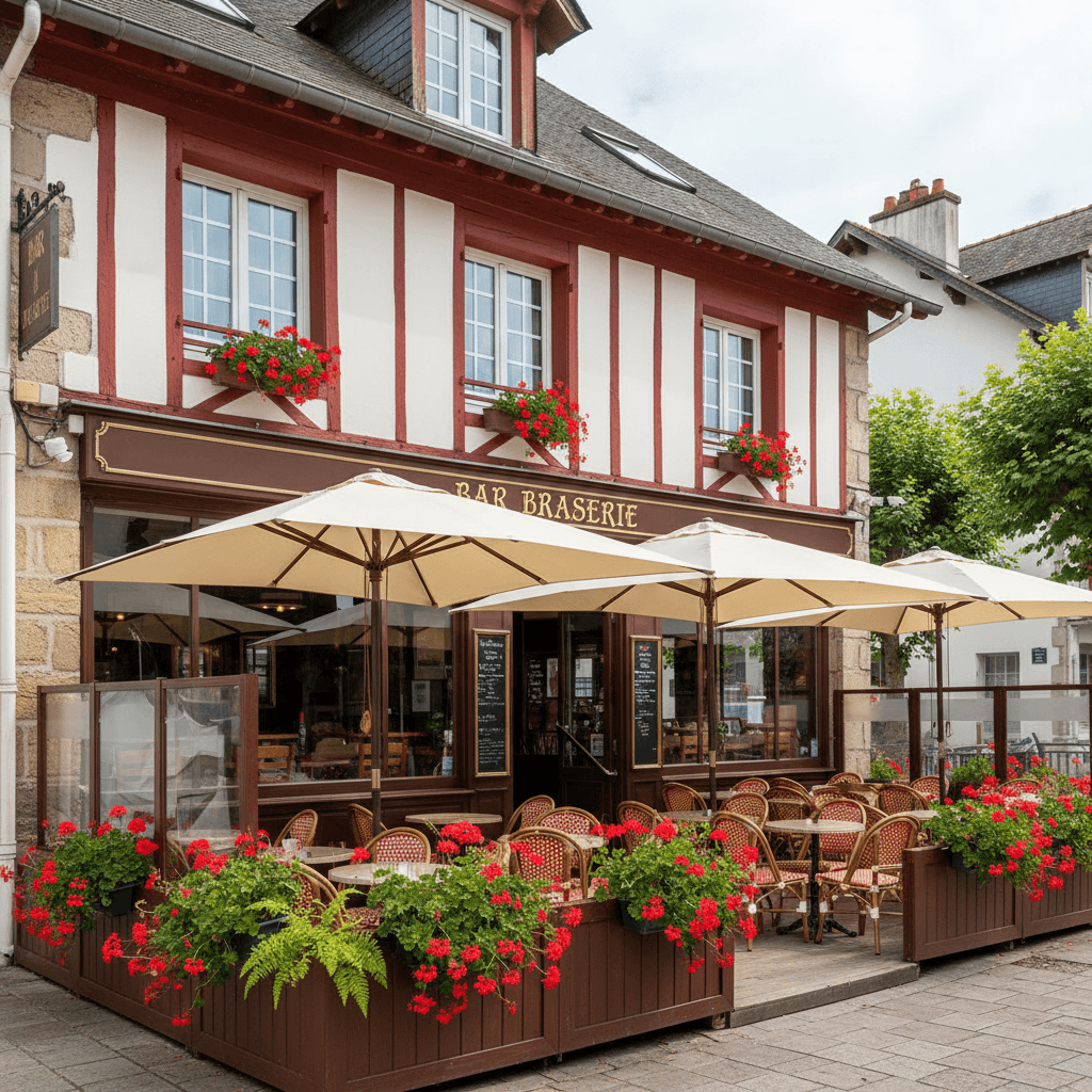 Bar-brasserie 265m² à Saint-Jean-De-Luz : terrasse - licence IV - Image 1