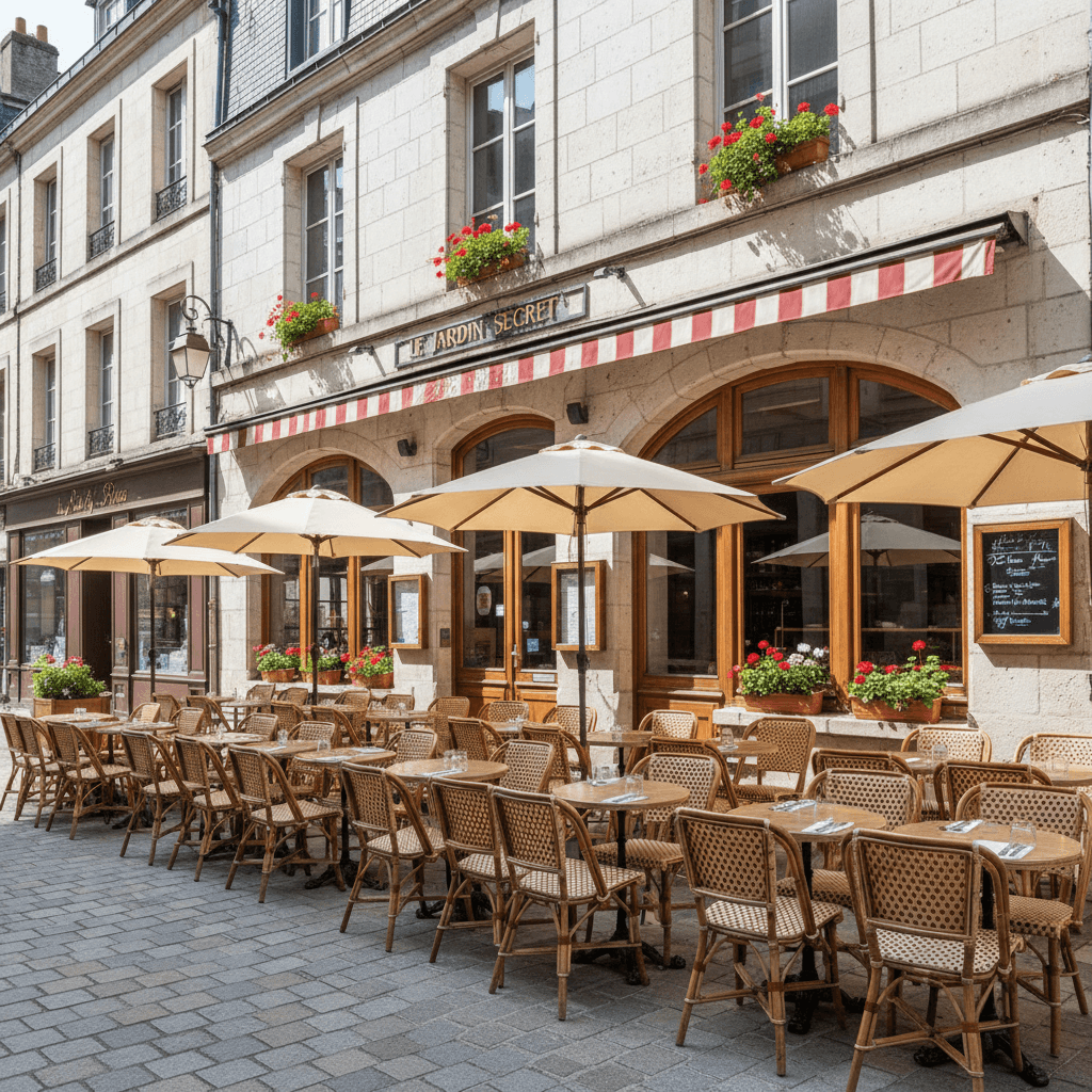 Restaurant 373m² à Nantes : terrasse - extraction - Image 1