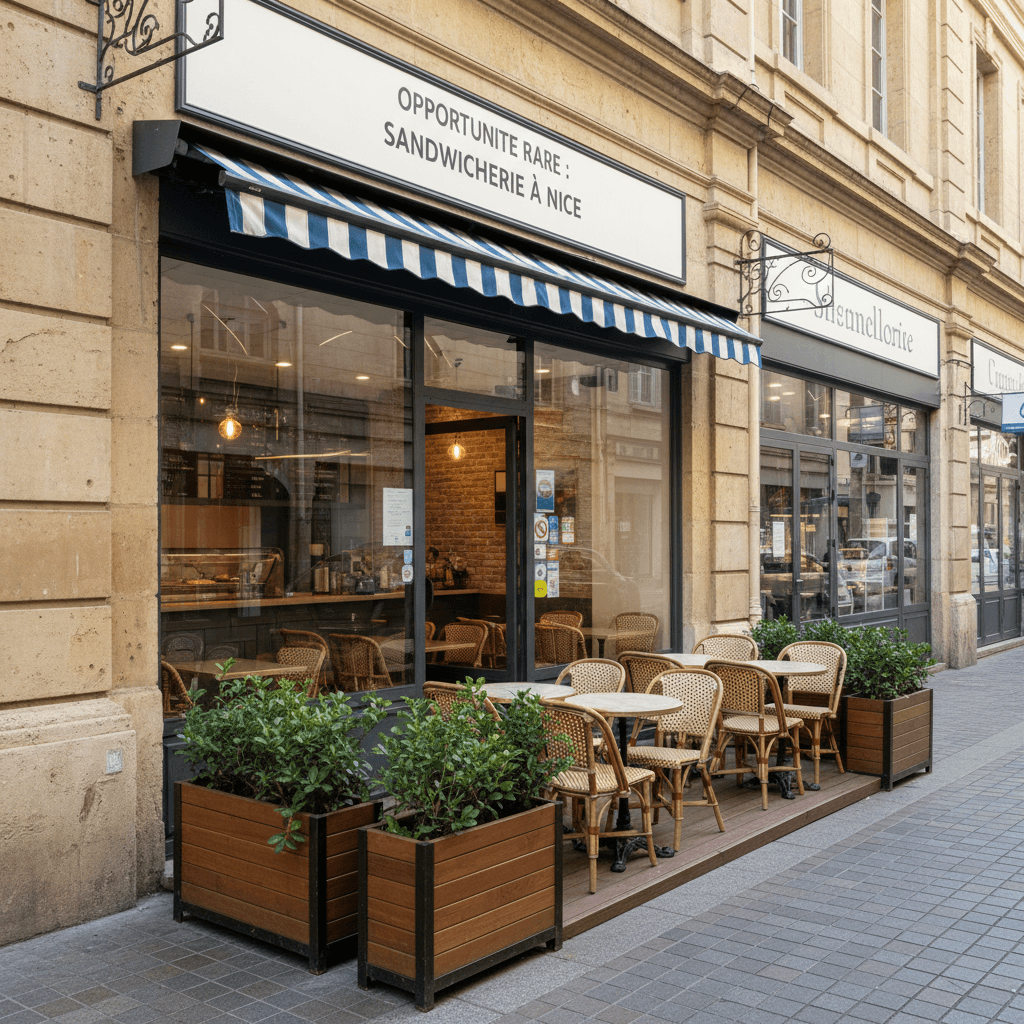 Snack 180m² à Nice : terrasse - licence IV