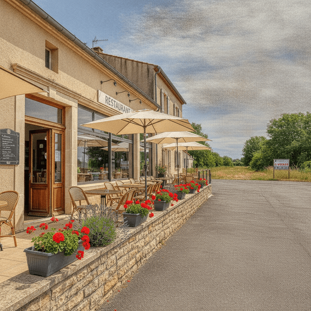 Restaurant 320m² à Espira-De-L'Agly : terrasse - licence IV - Image 1