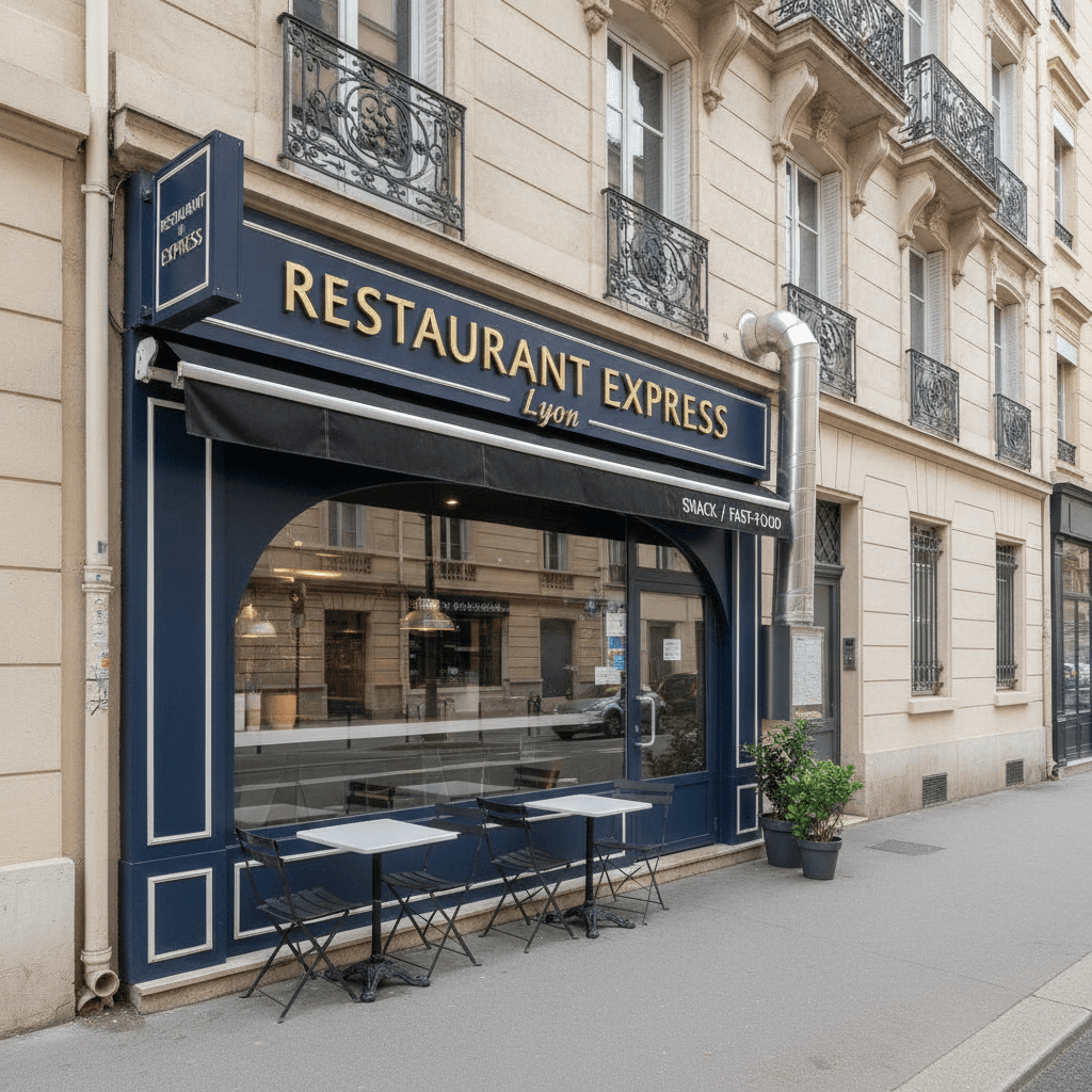 Fast-food à Lyon : extraction