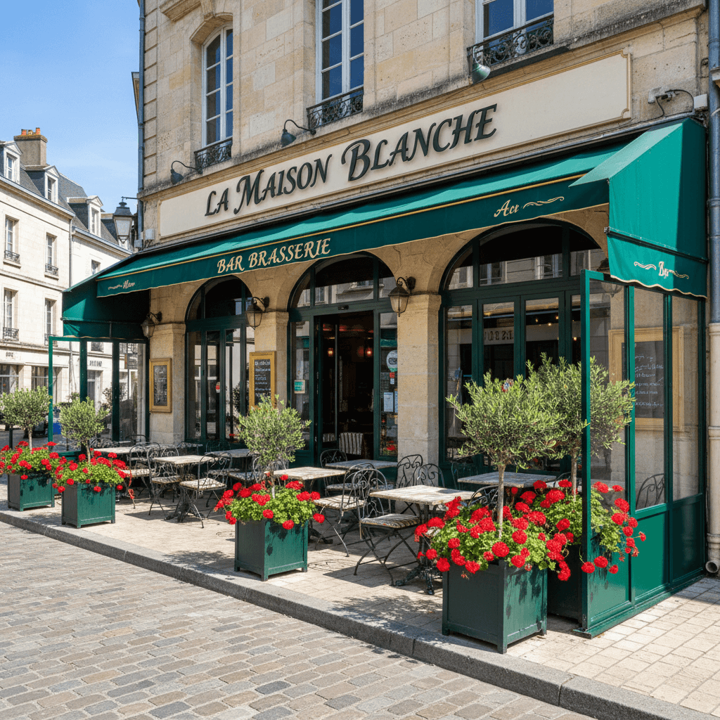 Bar-brasserie à Caen : terrasse - Image 1