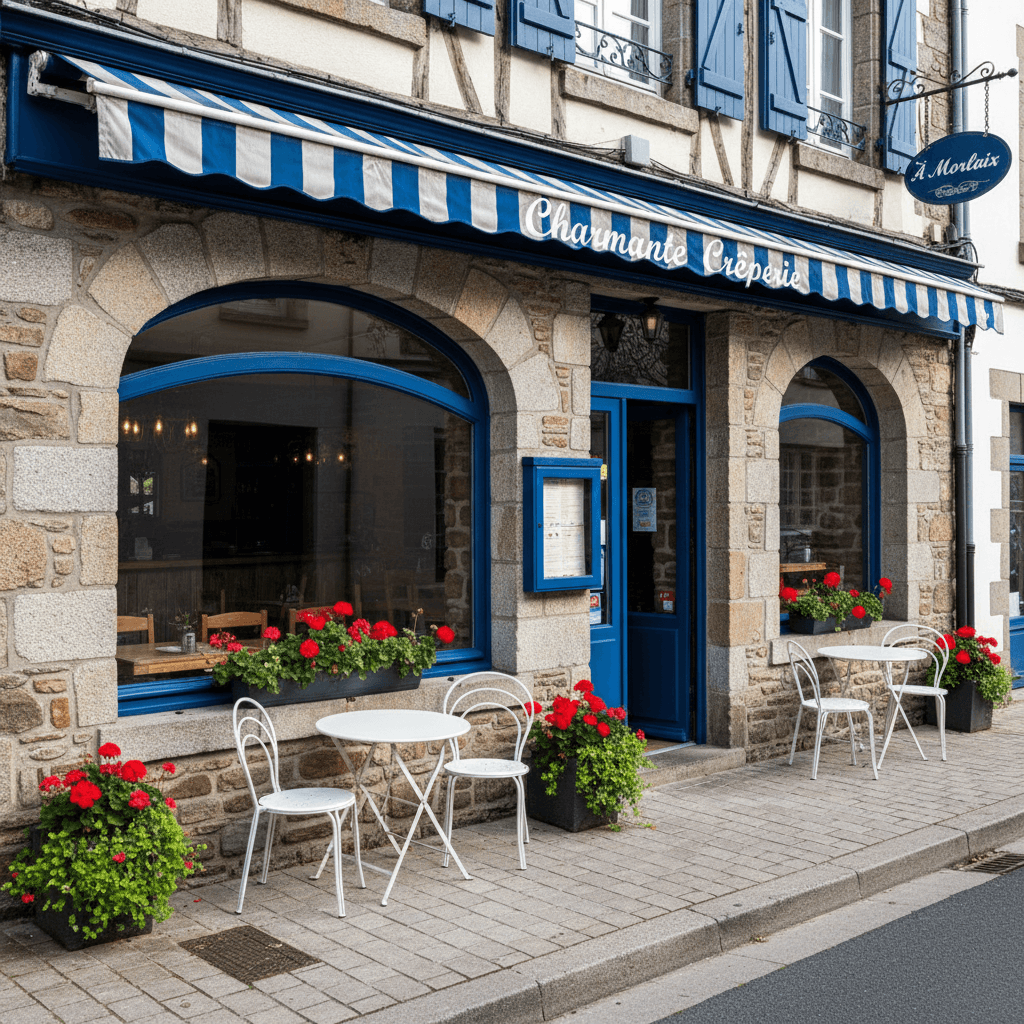 Restaurant à Morlaix : terrasse - licence IV - Image 1
