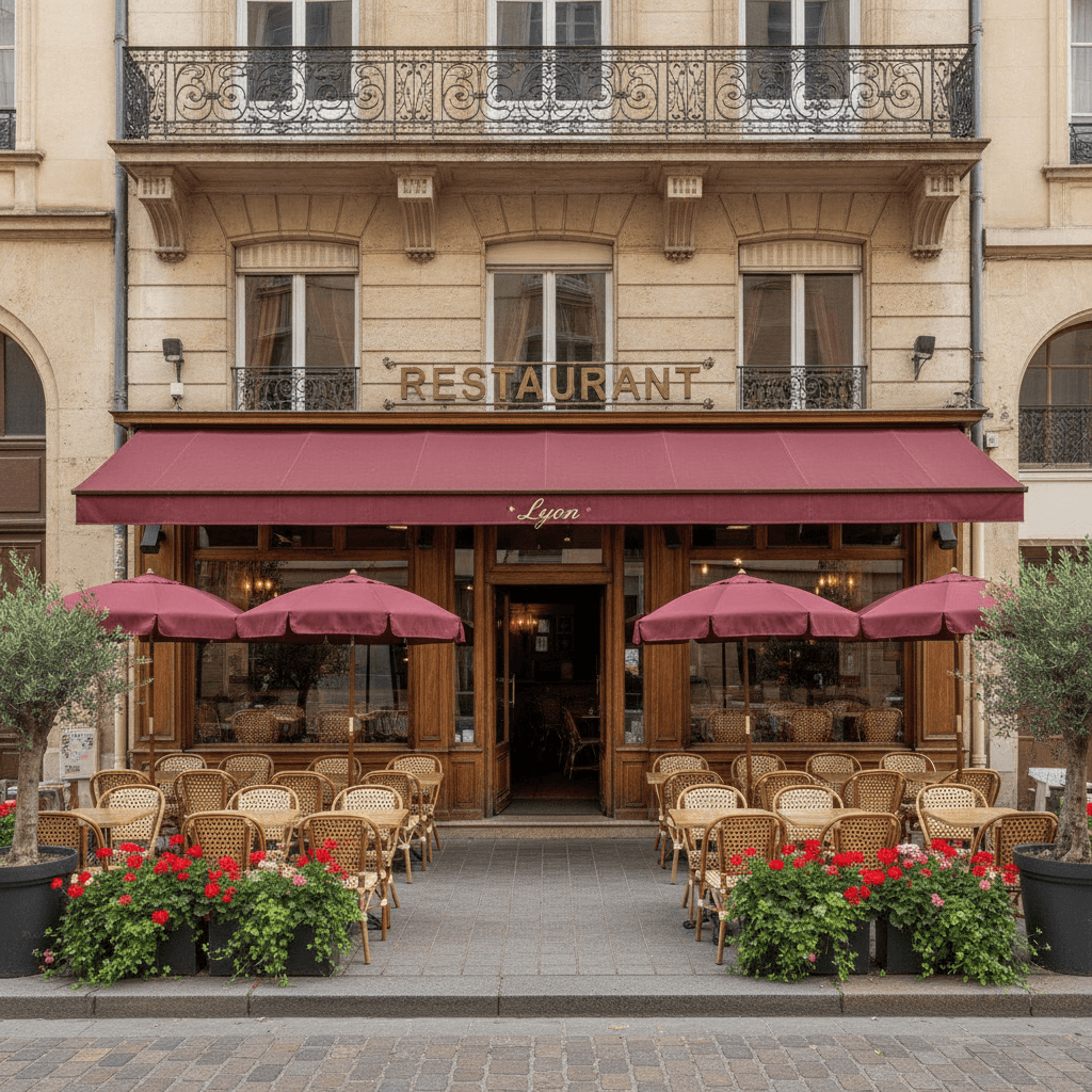 Restaurant 122m² à Lyon : terrasse - licence IV