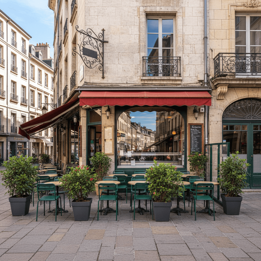 Bar-brasserie 100m² à Grenoble : terrasse - licence IV