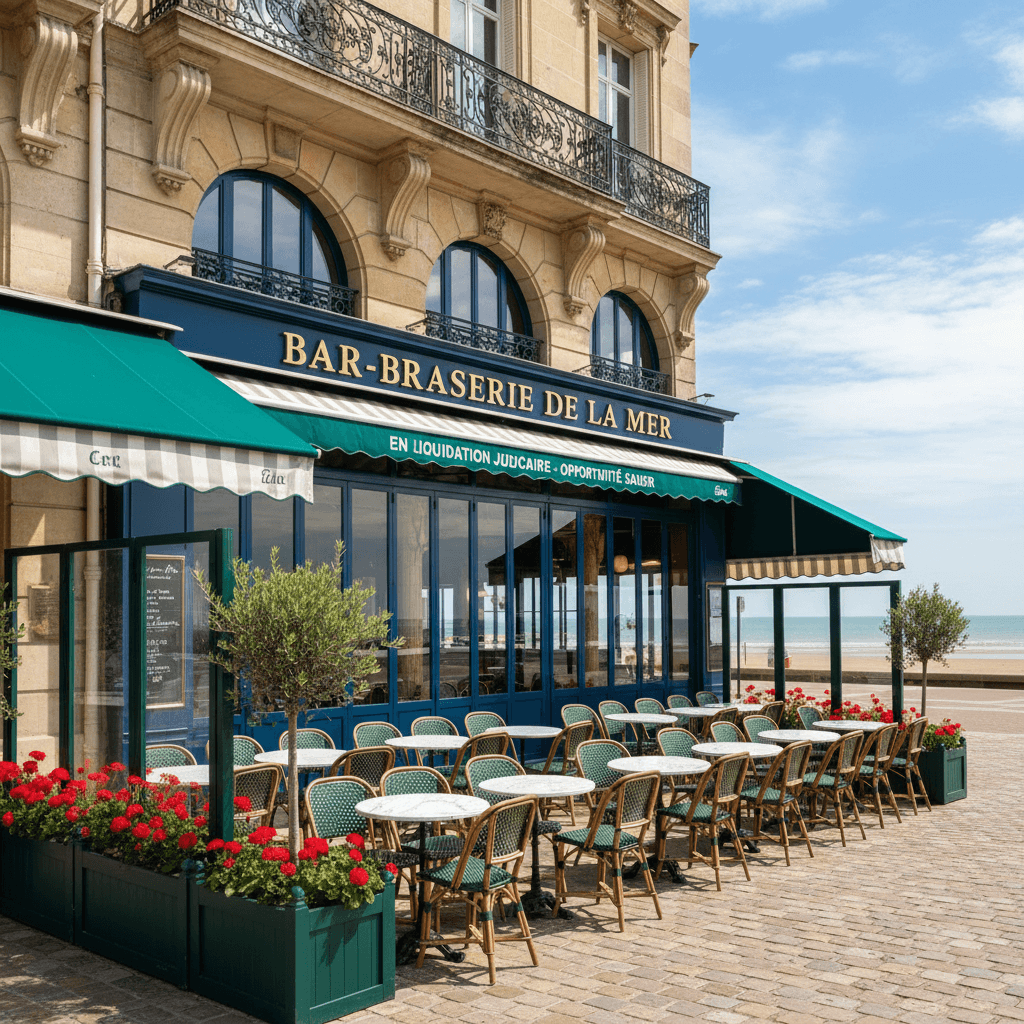 Bar-brasserie à Caen : terrasse - Image 1