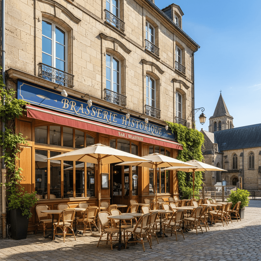 Bar-brasserie à Beaune : terrasse - licence IV - Image 1
