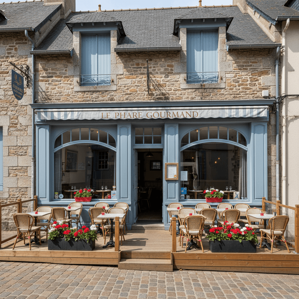 Restaurant à Lancieux : terrasse - licence IV - Image 1
