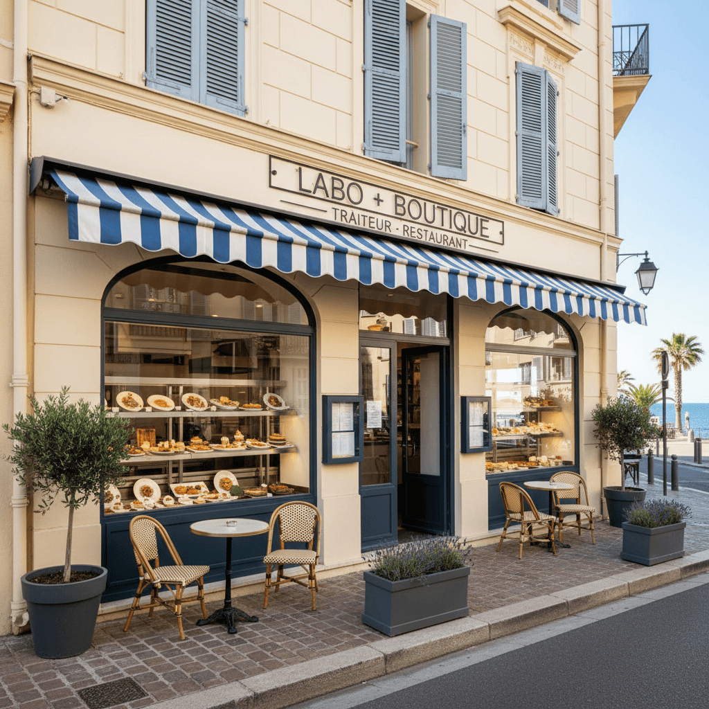 Restaurant 160m² à Nice : terrasse - licence IV