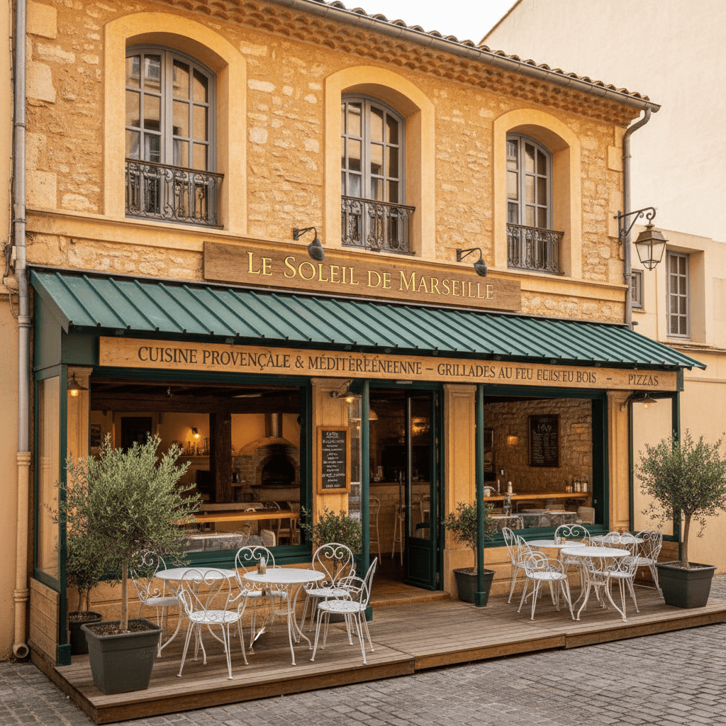 Restaurant 200m² à Marseille : terrasse - licence IV - Image 1