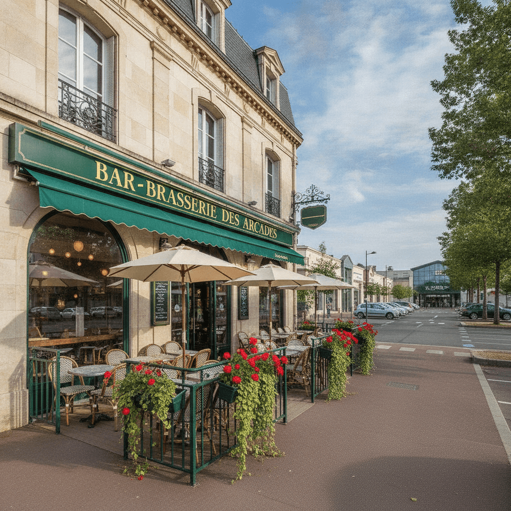 Bar-brasserie 400m² à Saint-Médard-En-Jalles : terrasse - licence IV - Image 1