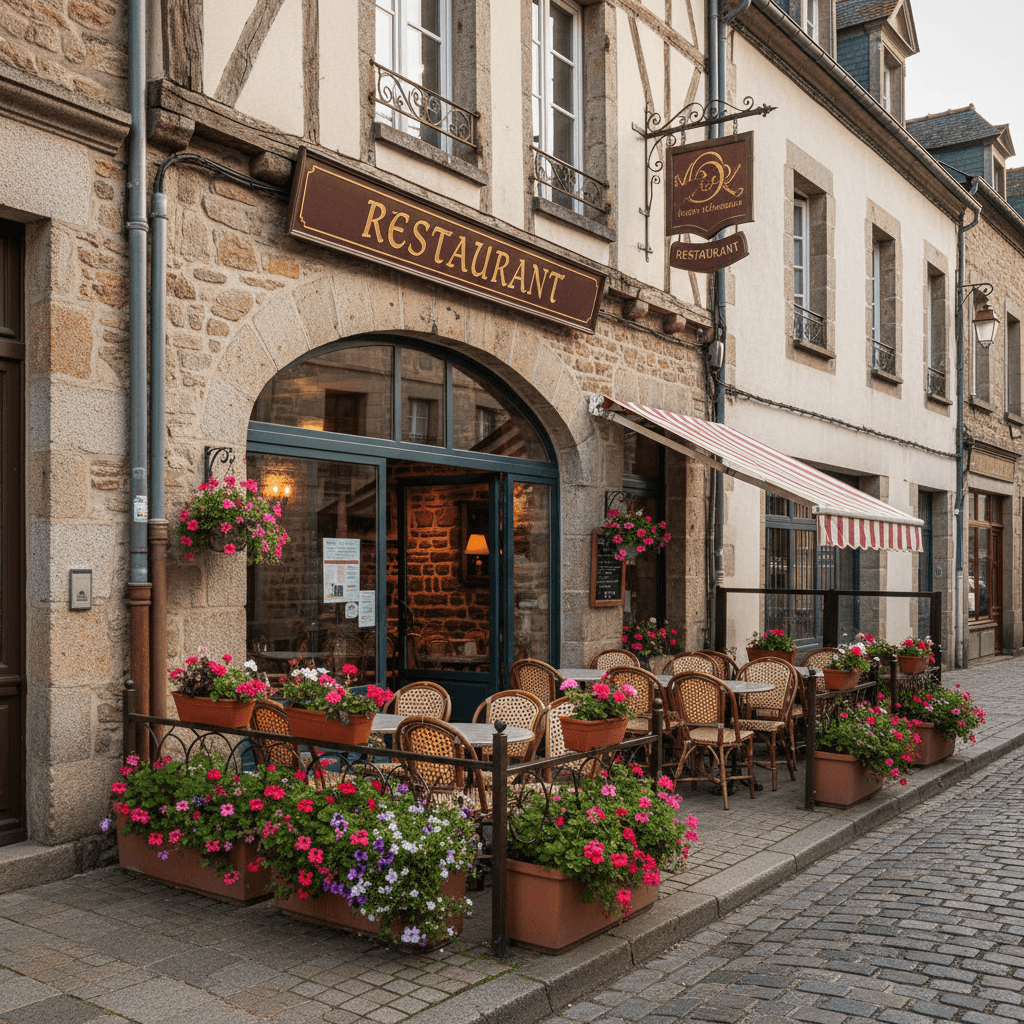 Restaurant 161m² à Guingamp : terrasse - licence IV - Image 1