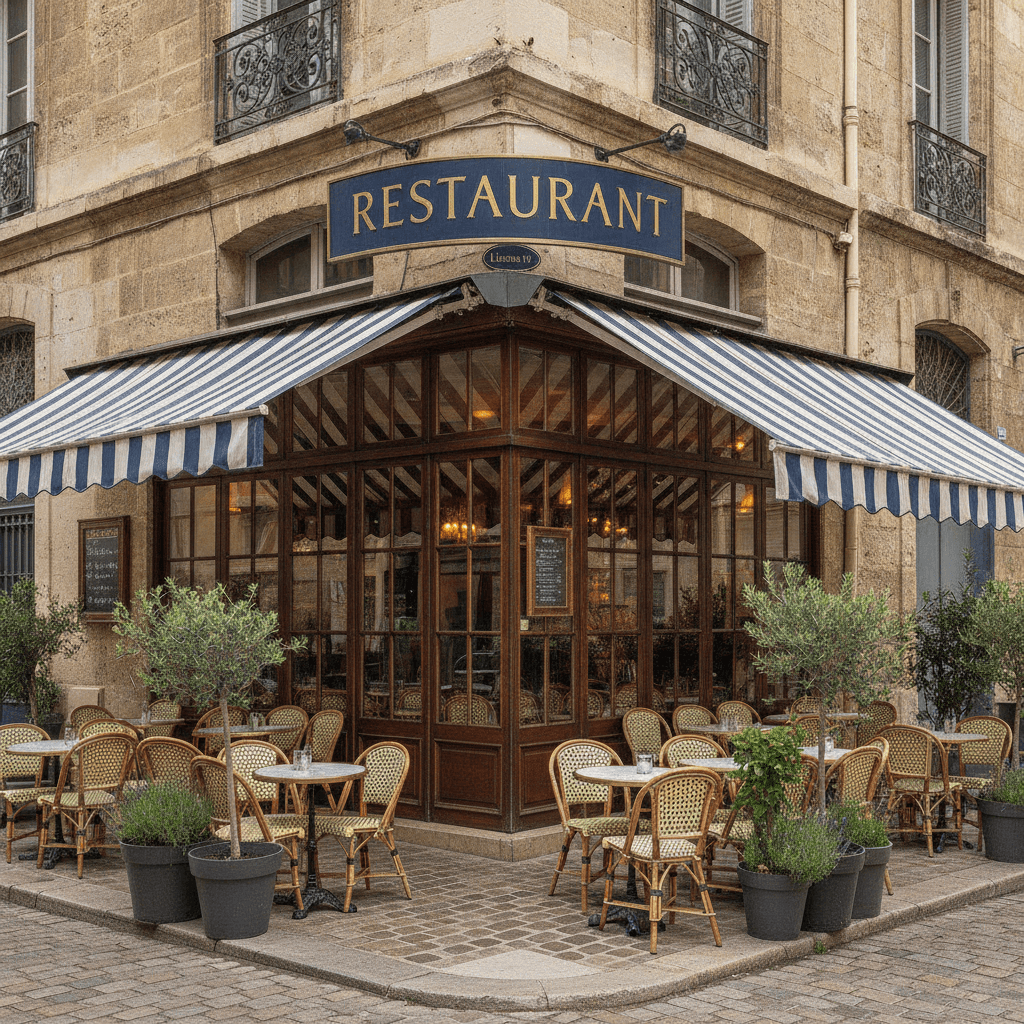 Restaurant 55m² à Marseille : terrasse - licence IV