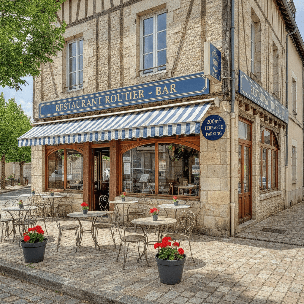 Restaurant 200m² à Saint-Jean-D'Hermine : terrasse - licence IV - Image 1