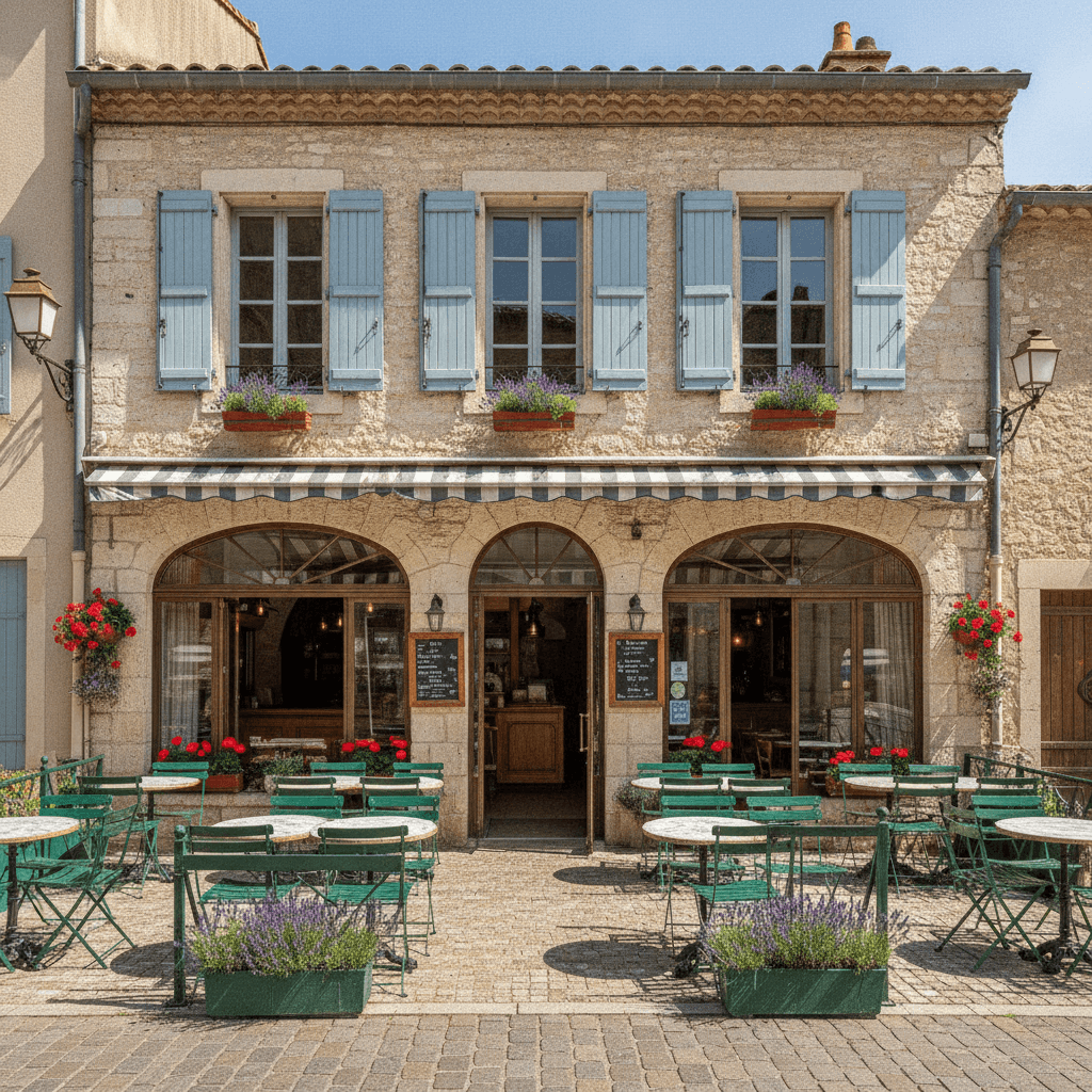 Bar-brasserie 150m² à Nyons : terrasse - licence IV - Image 1