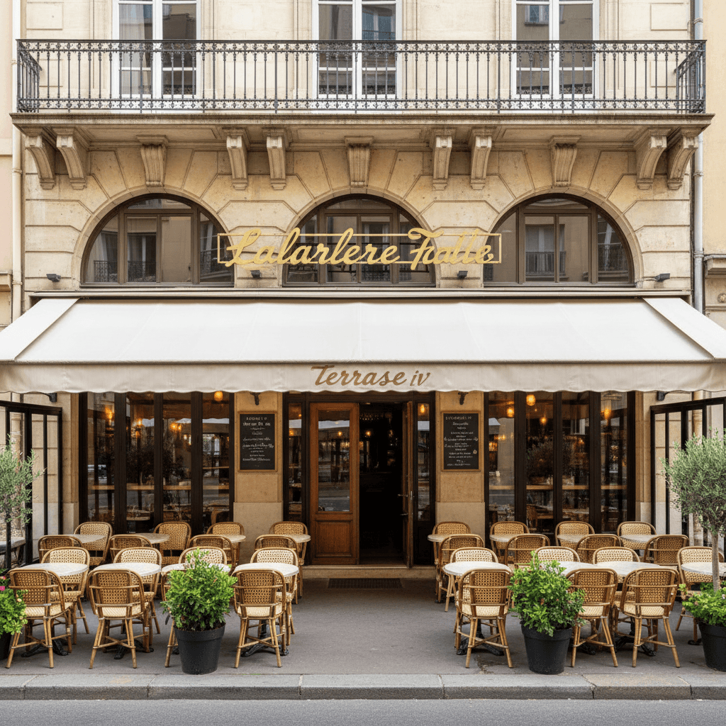 Restaurant 190m² à Lyon : terrasse - licence IV