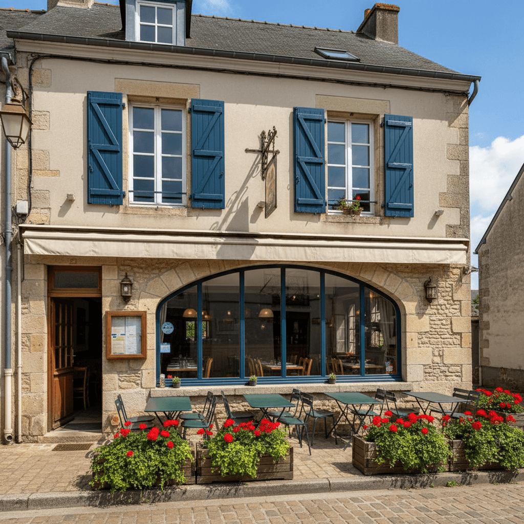 Restaurant 249m² à Groffliers : terrasse - licence IV - Image 1