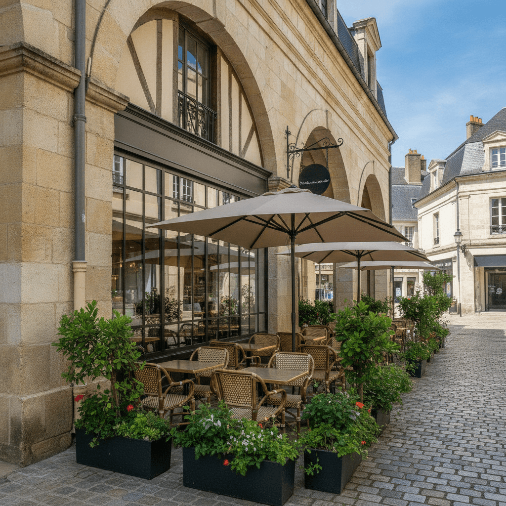 Fast-food 196m² à Saint-Jean-D'Angély : terrasse - licence IV - Image 1