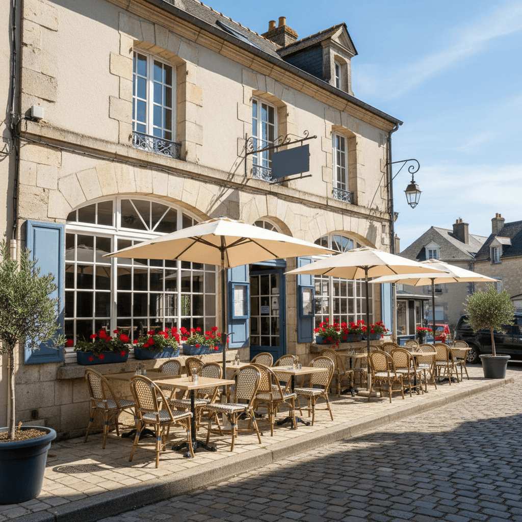 Restaurant à L'Aiguillon-La-Presqu'Île : terrasse - licence IV - Image 1