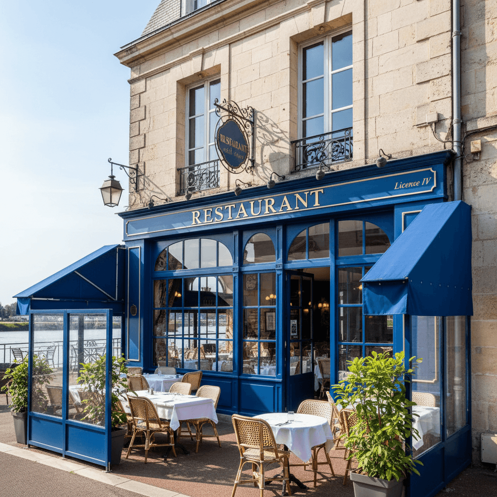 Restaurant 100m² à Rochefort : terrasse - licence IV - Image 1