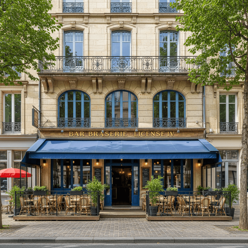 Bar-brasserie à Rennes : terrasse - licence IV