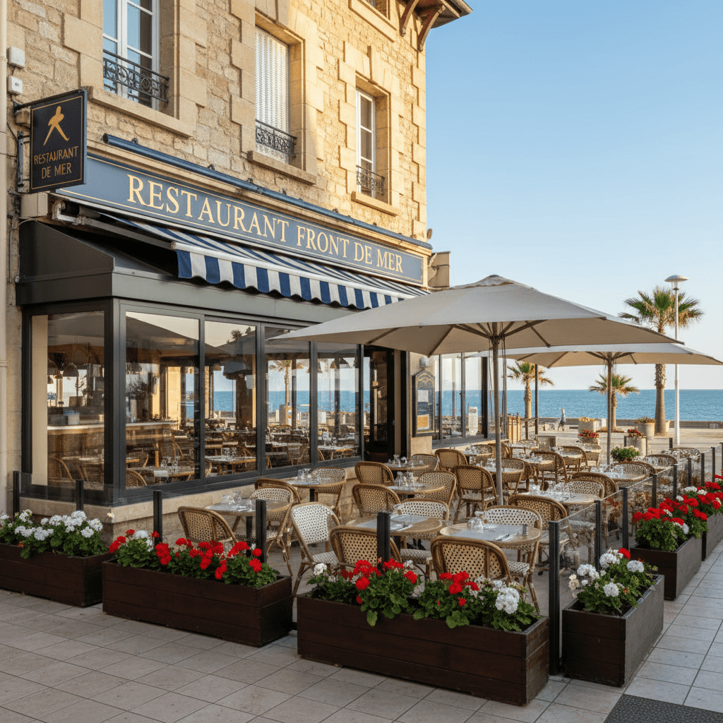 Restaurant 98m² à Narbonne : terrasse - extraction - Image 1