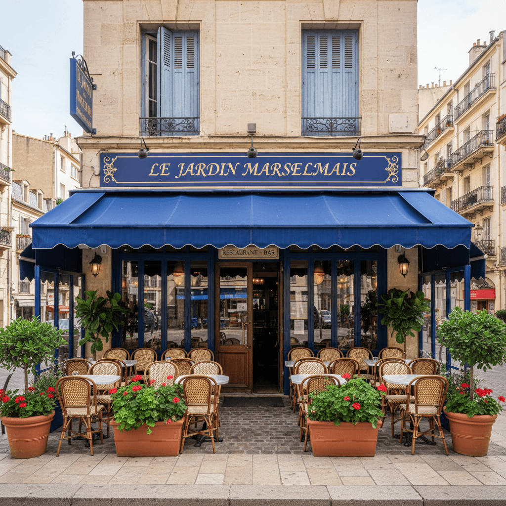 Restaurant 120m² à Marseille : terrasse - extraction - Image 1