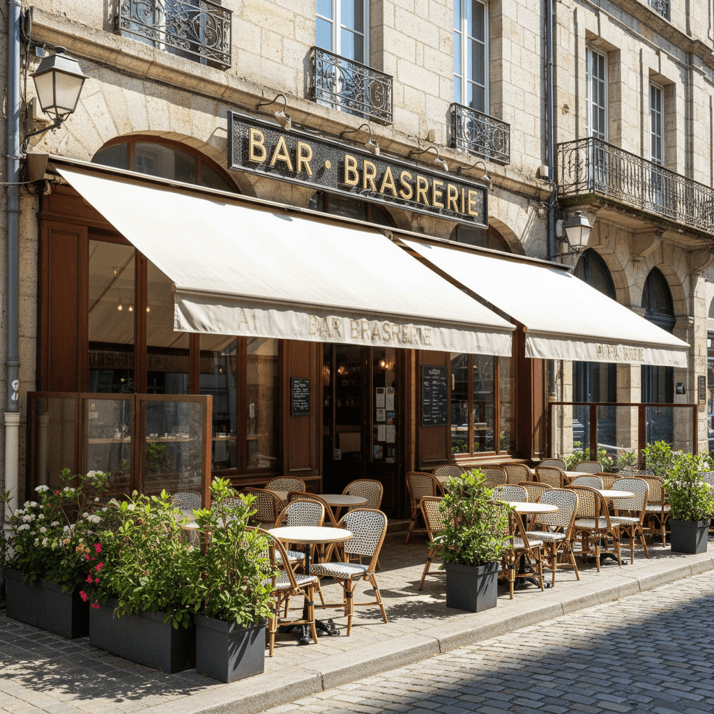 Bar-brasserie à Vannes : terrasse - licence IV - Image 1