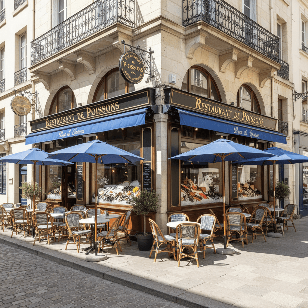 Restaurant à La Rochelle : terrasse - licence IV - Image 1